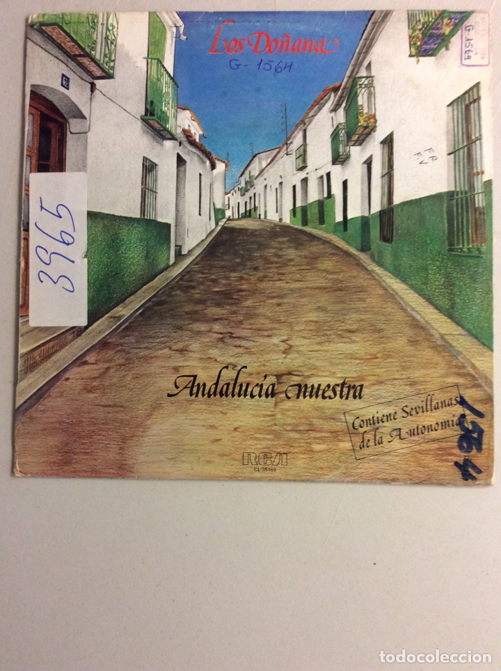 Discos de vinilo: Los Do&ntilde;ana. Andalucia nuestra. - Foto 1