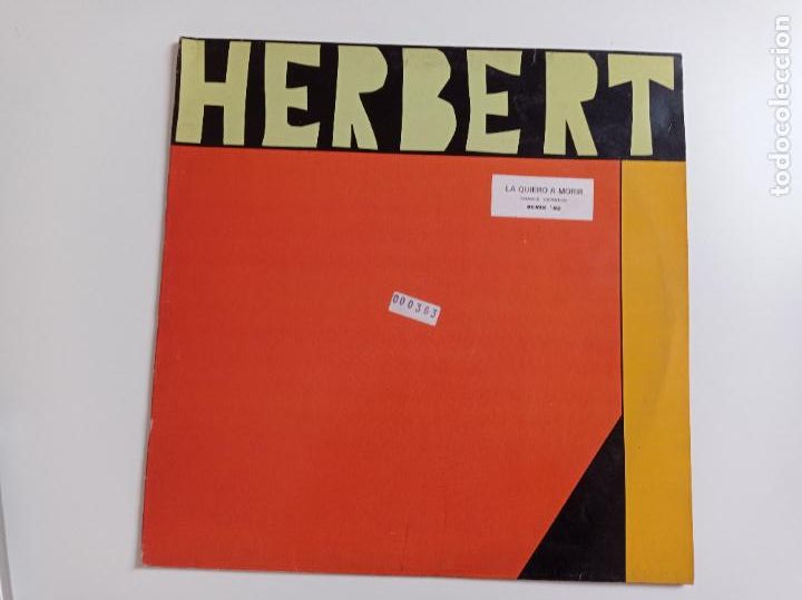 Discos de vinilo: Herbert-loco de atar,la quiero a morir.maxi - Foto 1