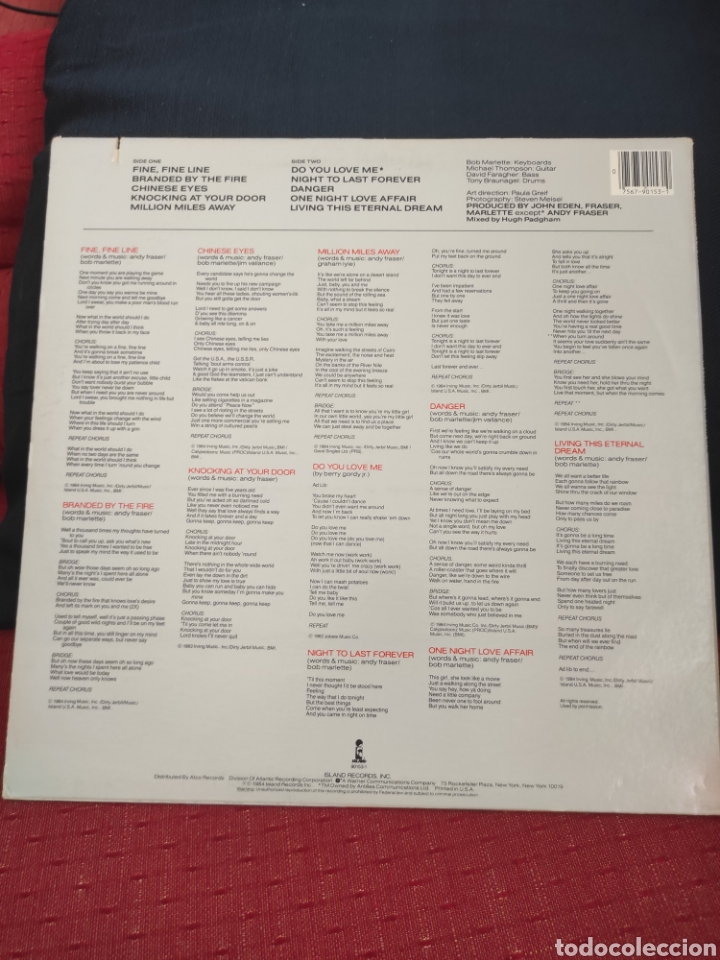 Discos de vinilo: Disco, Andy Fraser Fine fine line - Foto 2