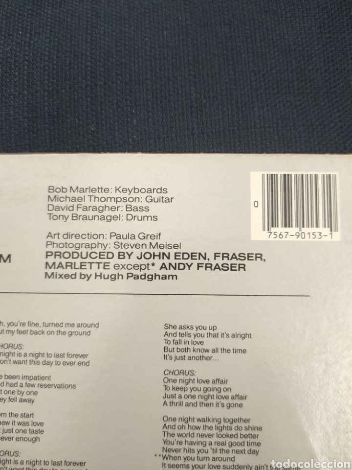 Discos de vinilo: Disco, Andy Fraser Fine fine line - Foto 4