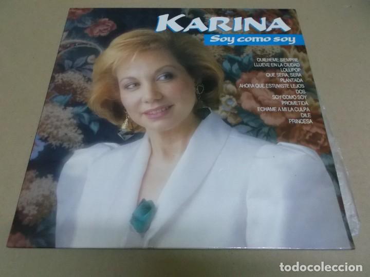 Discos de vinilo: KARINA (LP) SOY COMO SOY A&Ntilde;O 1990 - Foto 1