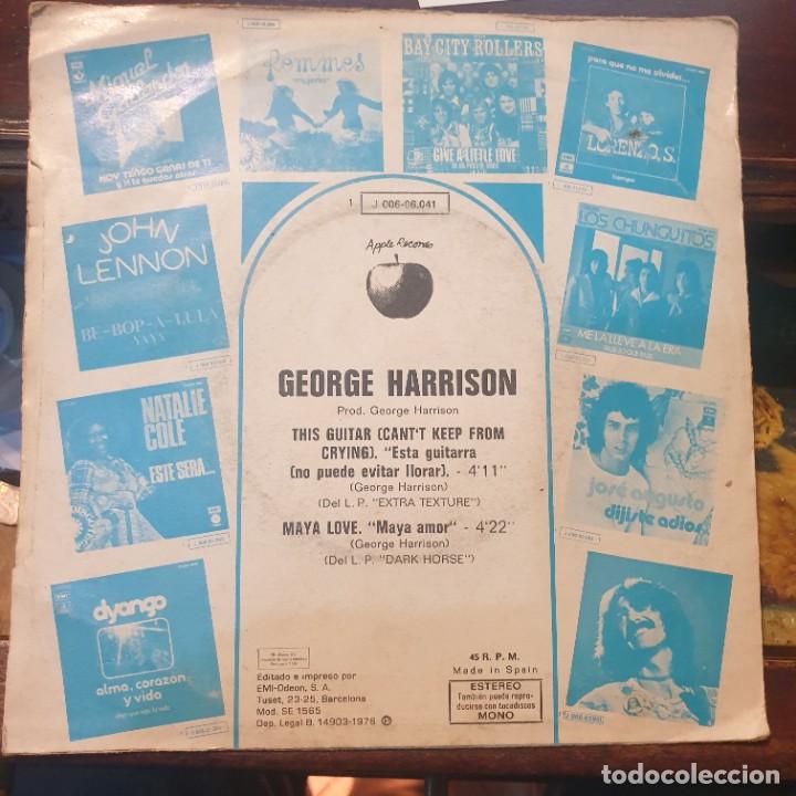 Discos de vinilo: Single George harrison this guitar - Foto 2