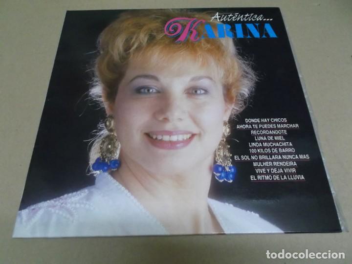Discos de vinilo: KARINA (LP) AUTENTICA A&Ntilde;O 1990 - Foto 1