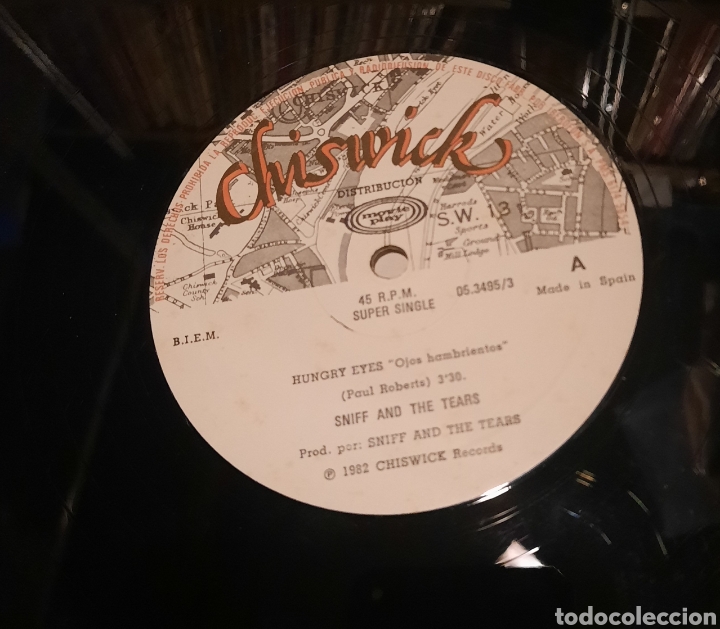 Discos de vinilo: Sniffn the tears - ojos hambrientos - Foto 3