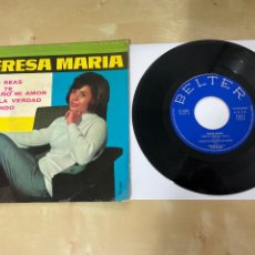 Discos de vinilo: TERESA MARIA - COMO SEAS +3 (EP) - SINGLE 7” SPAIN 1965. Lote 330174483