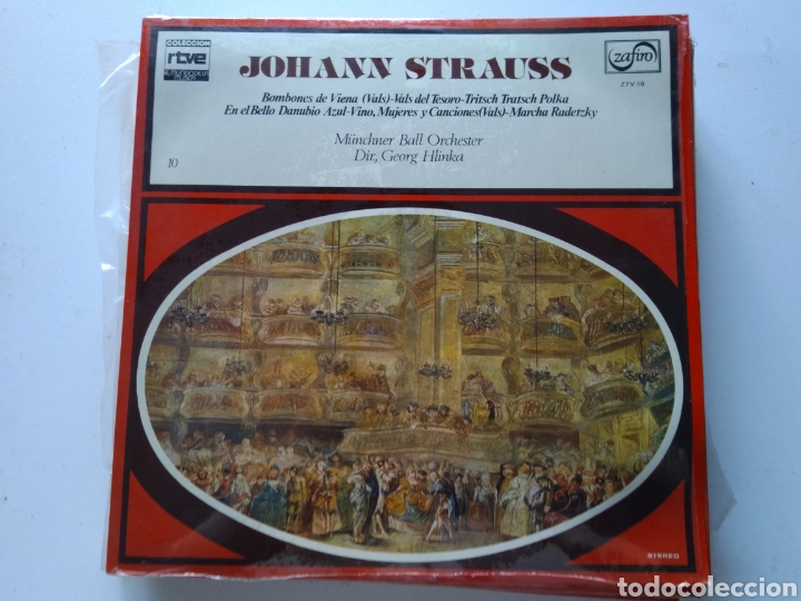 Discos de vinilo: LP JOHANN STRAUSS/VALS - Foto 1