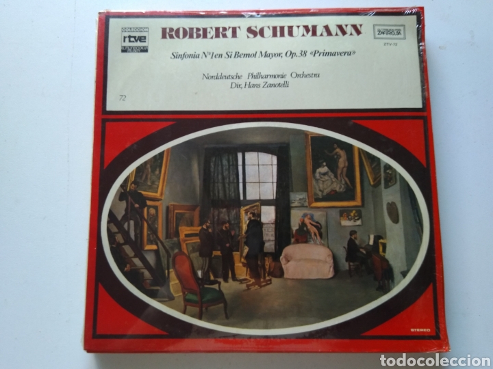 Discos de vinilo: LP ROBERT SCHUMANN/SINFON&Iacute;A N&deg;1 - Foto 1