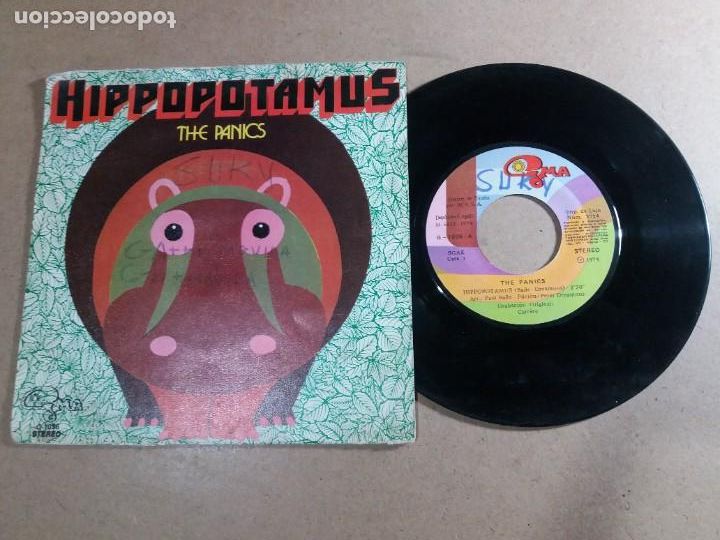 Discos de vinilo: THE PANICS / HIPPOPOTAMUS / SINGLE 7 PULGADAS - Foto 1