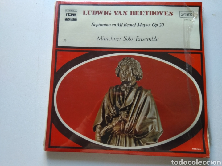Discos de vinilo: LP BEETHOVEN/SEPTIMINO EN MI BEMOL - Foto 1