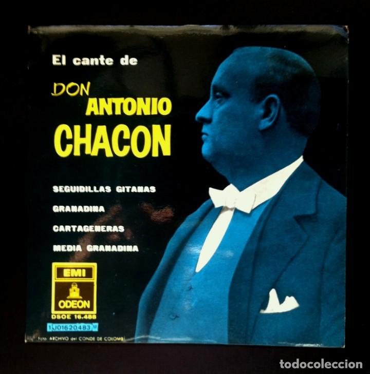 Discos de vinilo: ANTONIO CHACON - Seguidillas Gitanas - EP - ODEON - Foto 1
