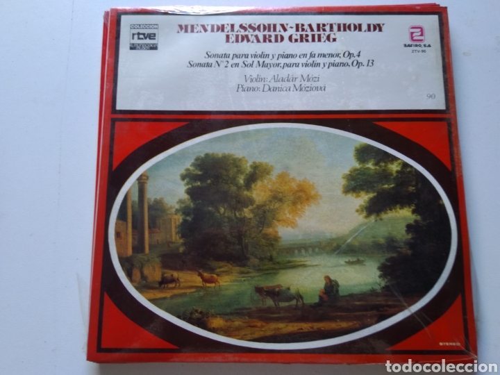 Discos de vinilo: LP MENDELSSOHN/BARTHOLDY/GRIEG - Foto 1