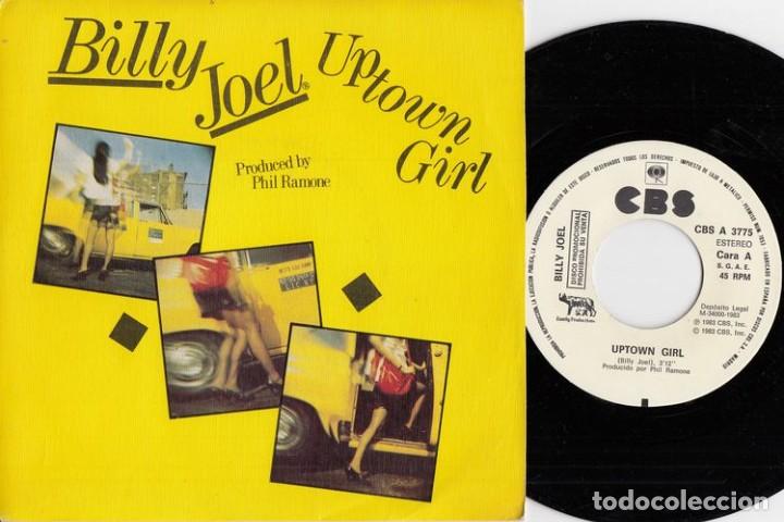 Discos de vinilo: BILLY JOEL - UPTOWN GIRL - SINGLE DE VINILO PROMOCIONAL