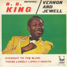 Dischi in vinile: B.B. KING - EYESIGHT TO THE BLIND; THOSE LONELY, LONELY NIGHTS - CEM 16602 - 1969. Lote 330281978