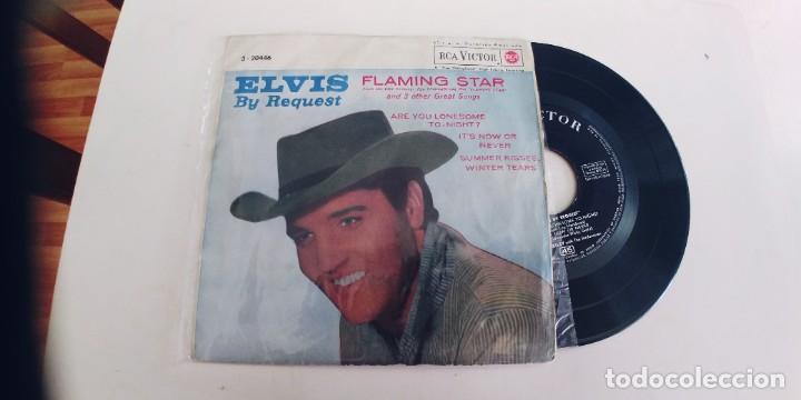 Discos de vinilo: ELVIS PRESLEY-EP FLAMING STAR - Foto 1