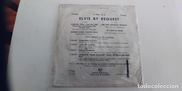 Discos de vinilo: ELVIS PRESLEY-EP FLAMING STAR - Foto 2