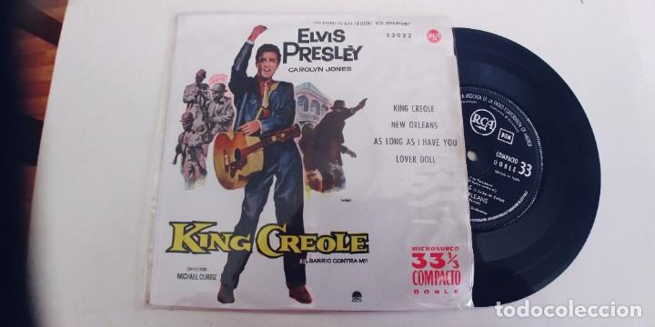 Discos de vinilo: ELVIS PRESLEY-EP KING CREOLE +3 - Foto 1