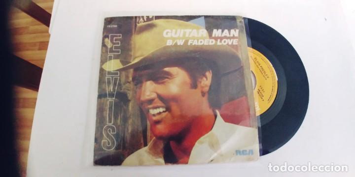 Discos de vinilo: ELVIS PRESLEY-SINGLE GUITAR MAN - Foto 1