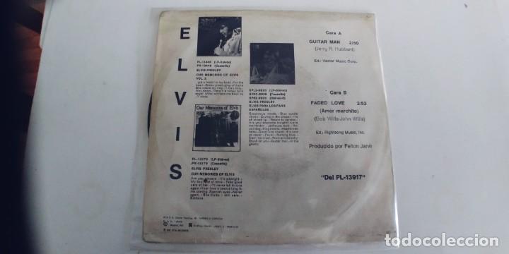 Discos de vinilo: ELVIS PRESLEY-SINGLE GUITAR MAN - Foto 2