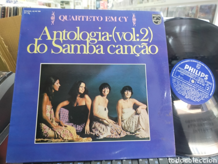 Disques de vinyle: Quarteto en cy LP antolog&iacute;a do samba cancao vol.2 Espa&ntilde;a 1977 en perfecto estado