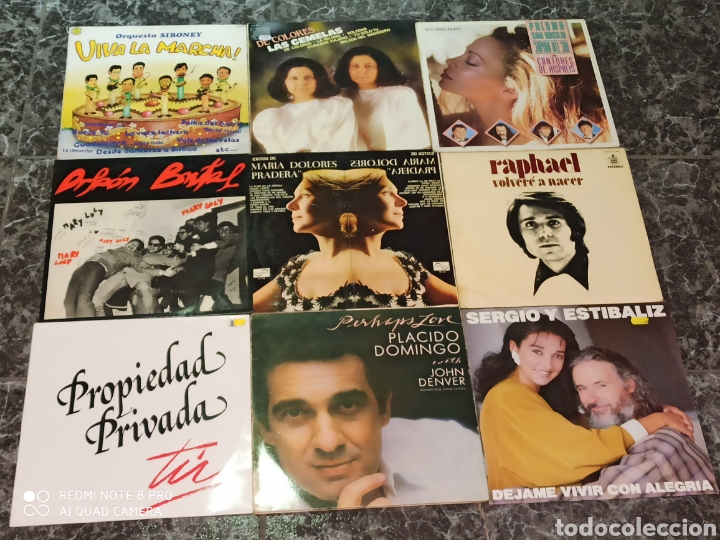 Disques de vinyle: Lote Discos Pop Rock Espa&ntilde;ol (5&euro; /VINILO) (EN LOTE O SUELTOS) (231)