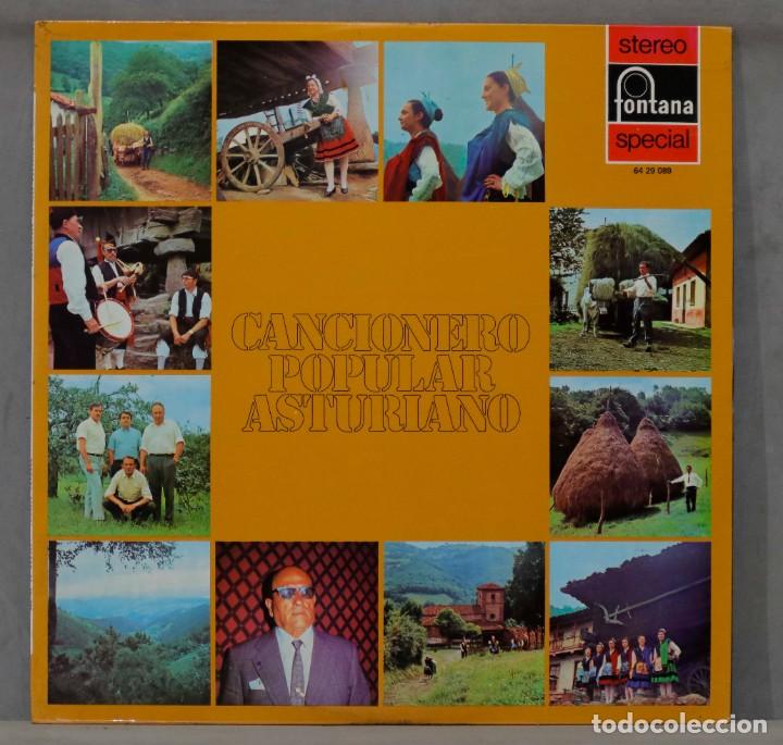Discos de vinilo: LP. CANCIONERO POPULAR ASTURIANO - Foto 1