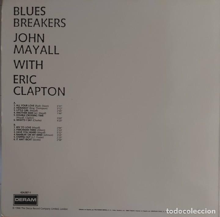 Discos de vinilo: John Mayall with Eric Clapton - &rdquo;Blues Breakers&rdquo; (1966) - Foto 2