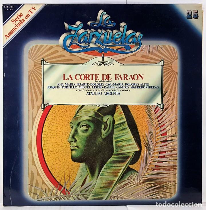 Disques de vinyle: LA ZARZUELA - ZACOSA - DISCO 25 - La Corte De Fara&oacute;n - VINYL, LP