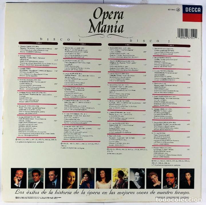 Discos de vinilo: Various &ndash; Opera Man&iacute;a - 2 x Vinyl, LP - Foto 2