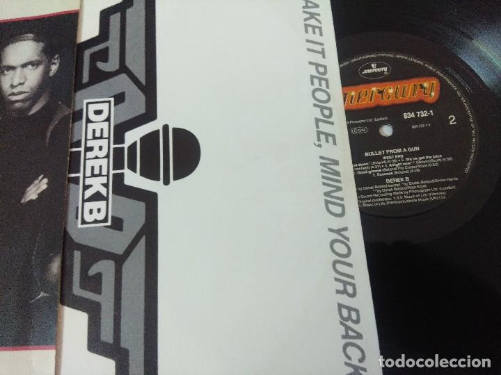 Discos de vinilo: DEREKB/BULLET FROM A GUN/VINILO. - Foto 2