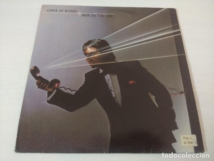 Discos de vinilo: CHRIS DE BURGH/MAN ON THE LINE/VINILO. - Foto 1