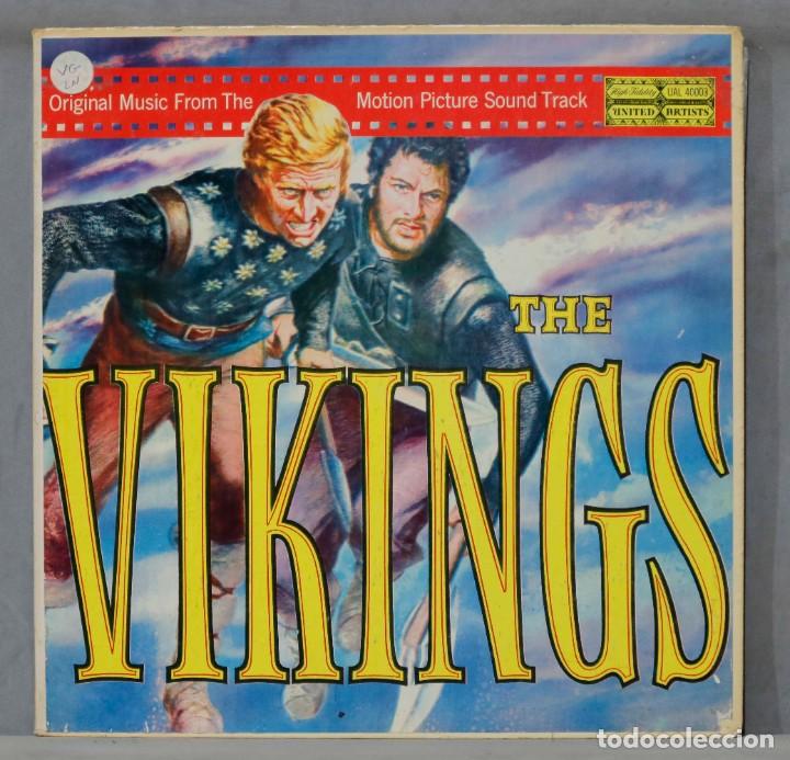 Discos de vinilo: LP. Mario Nascimbene. The Vikings - Foto 1
