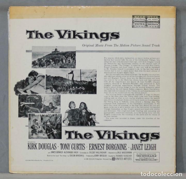 Discos de vinilo: LP. Mario Nascimbene. The Vikings - Foto 2
