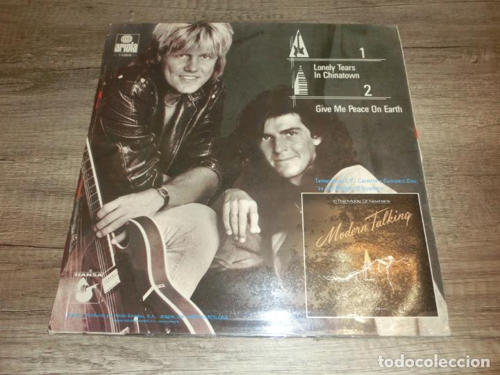 Discos de vinilo: Modern Talking - Lonely Tears In Chinatown - Foto 2