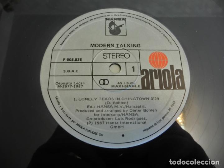 Discos de vinilo: Modern Talking - Lonely Tears In Chinatown - Foto 3