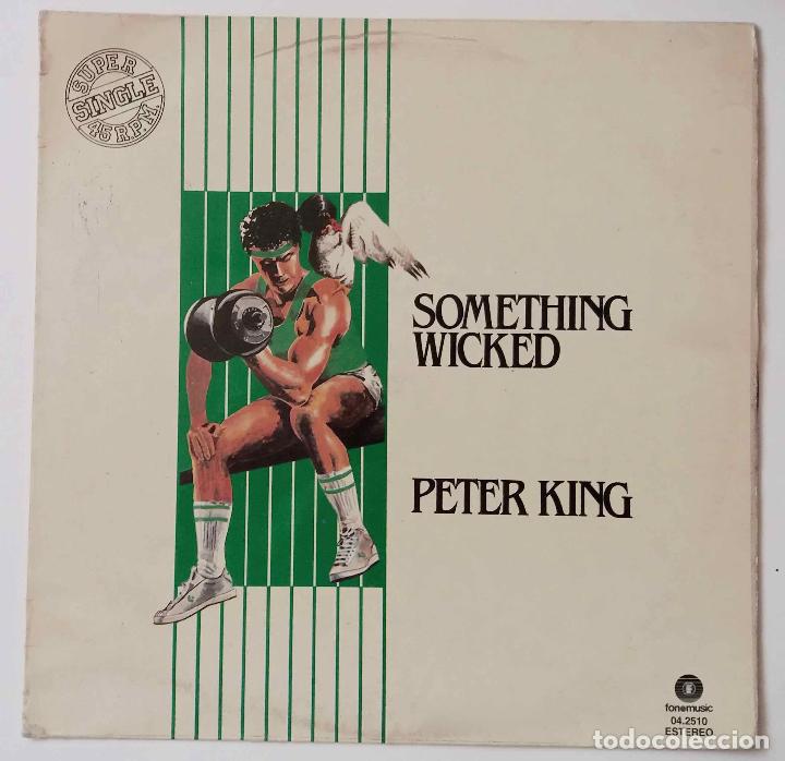 Discos de vinilo: PETER KING, SOMETHING WICKED. MAXISINGLE ESPA&Ntilde;A 3 TEMAS - Foto 1