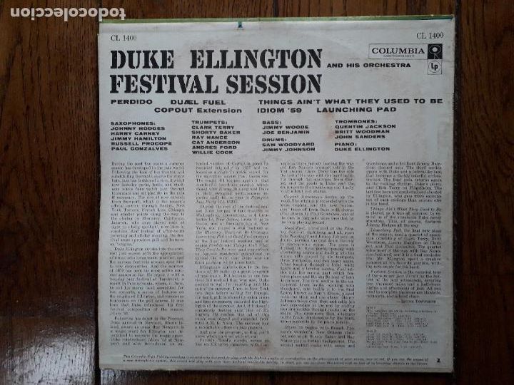 Discos de vinilo: Duke Ellington - festival session - Foto 2