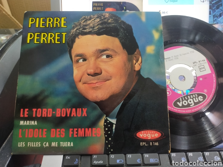 Disques de vinyle: Pierre perret ep le tord-boyaux + 3 Francia 1963