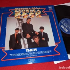 Discos de vinil: THEM HISTORIA DE LA MUSICA ROCK 45 LP 1982 DECCA ESPAÑA SPAIN EX. Lote 330481023
