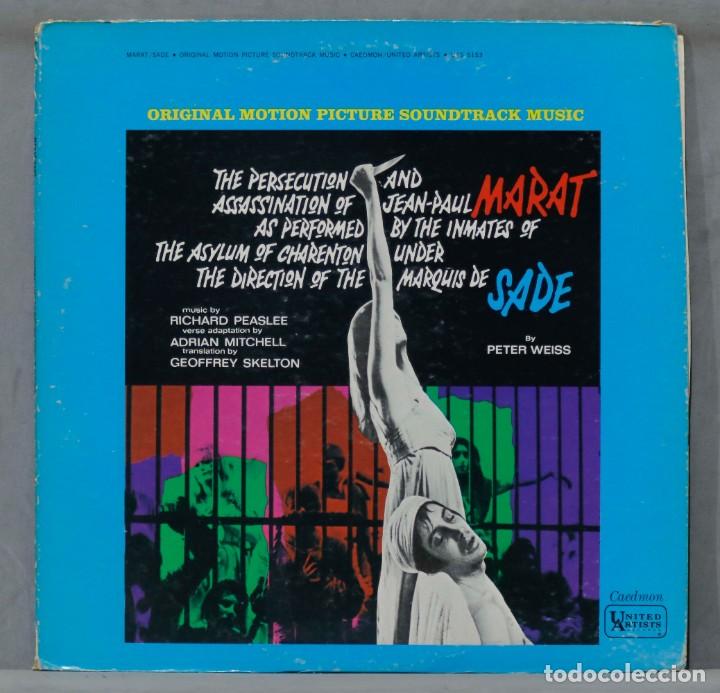 Discos de vinilo: LP. Richard Peaslee. Marat. Sad - Foto 1