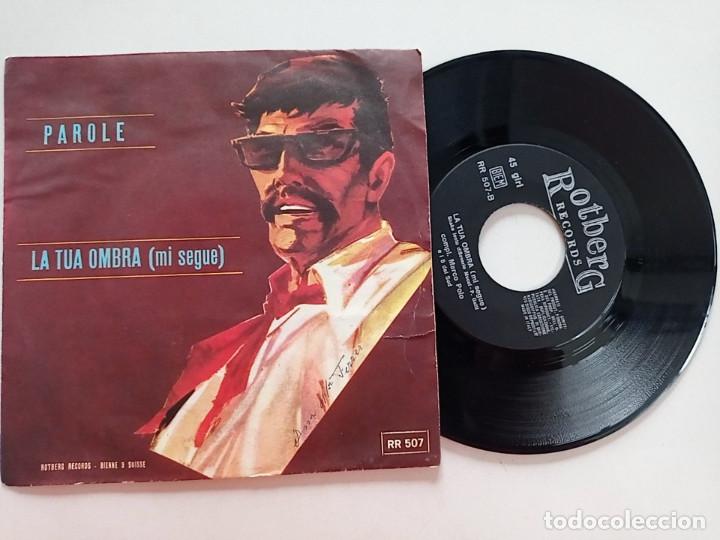 Disques de vinyle: MARCO POLO E I 5 DEL SUD - La Tua Ombra - SINGLE ITALIA ROTBERG 1967