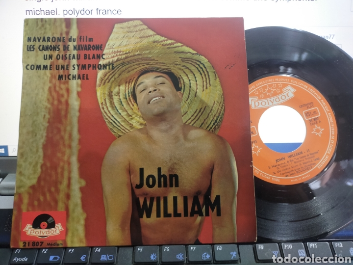 Discos de vinilo: John William ep Navarone + 3 Francia - Foto 1