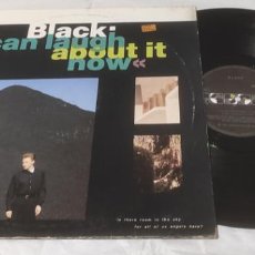 Discos de vinilo: BLACK : I CAN LAUGH ABOUT IT NOW -MAXI-ESPAÑA-1989. Lote 330498083