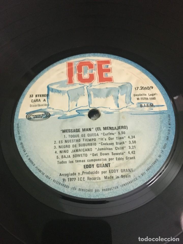 Discos de vinilo: Eddy Grant &lrm;&ndash; Message Man &rdquo;el mensajero&rdquo; - Foto 4