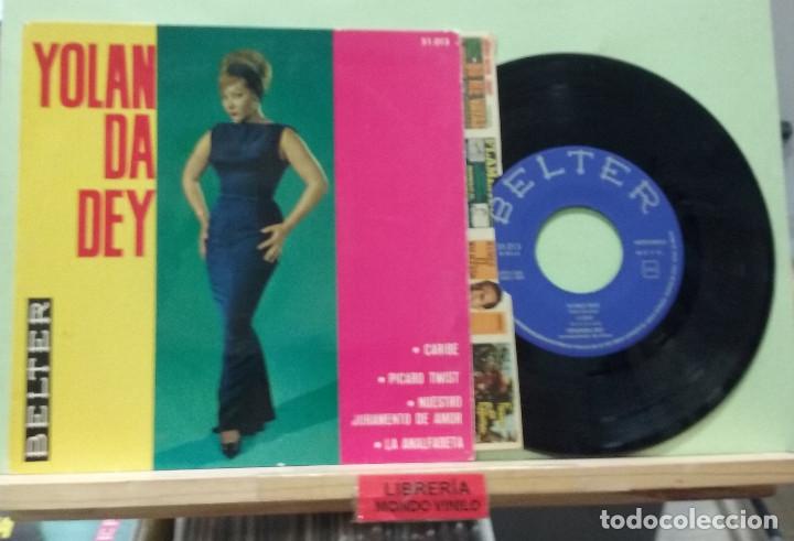 Dischi in vinile: Yolanda Dey acompa&ntilde;ada de ritmo. Belter 1963 -- EP