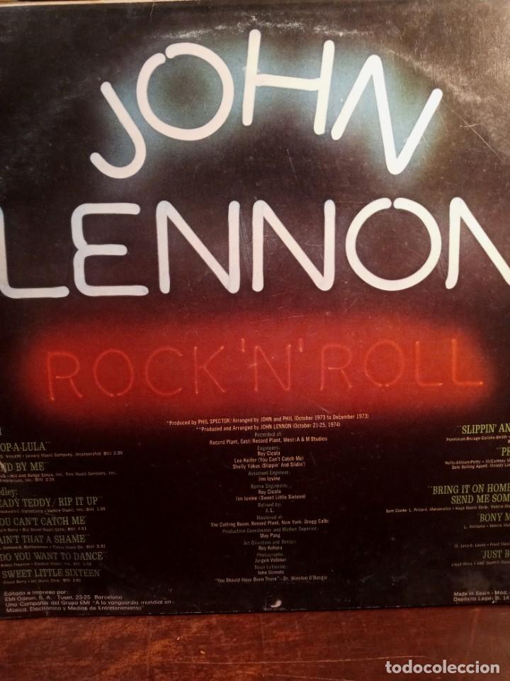 Discos de vinilo: JOHN LENNON - ROCKNROLL. - Foto 3
