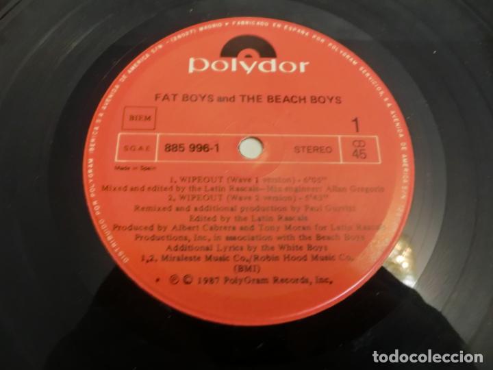 Discos de vinilo: FAT BOYS - WIPEOUT / CRUSHIN - Foto 3