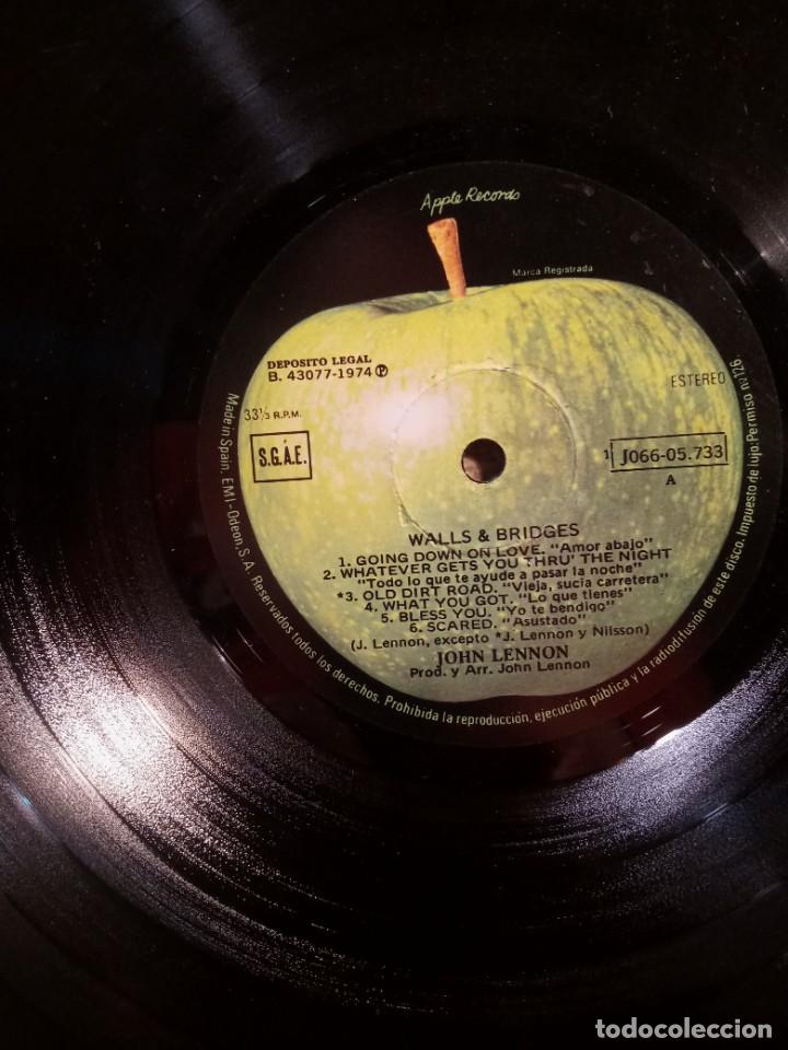 Discos de vinilo: JOHN LENNON - WALLS AND BRIDGES. - Foto 5