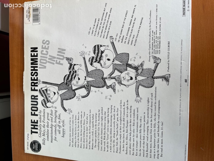 Discos de vinilo: The Four Freshmen - Voices In Fun - Foto 2