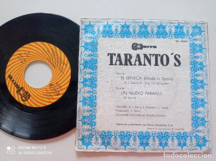 Discos de vinilo: TARANTOS - El Seneca - SINGLE GUITARRA 1969 - Foto 2