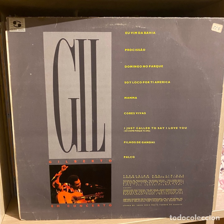 Discos de vinilo: Gilberto Gil &lrm;&ndash; Gilberto Em Concerto Brasil 1987 - Foto 2